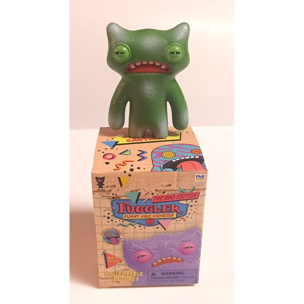 The Rad Edition Funny Ugly Indecisive Monster Green White Fuggler Vinyl Figure